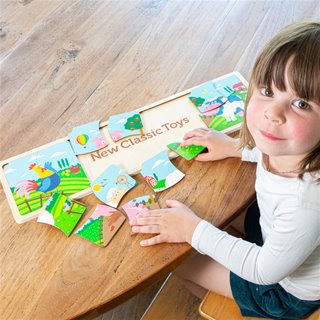 Farm puzzle - 4-in-1